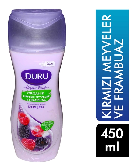 Picture of Duru Duş Jeli 450 ml Organic Fruits Kırmızı Meyveler & Frambuaz