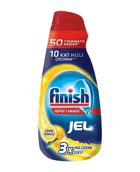 Picture of Finish Gel Washing Machine Detergent 1000 Ml - Lemon