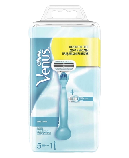 Picture of Gillette Venus Handle + 5 Refill Razor Blade