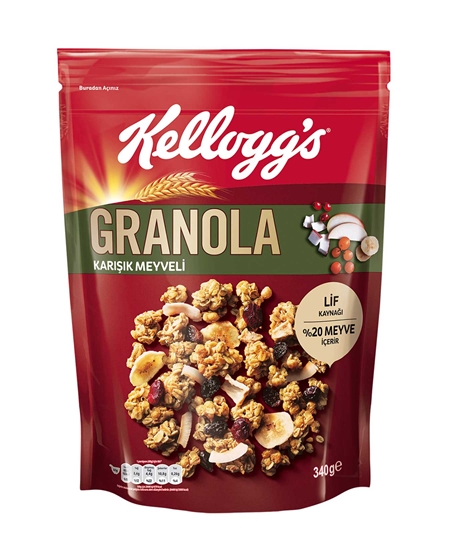 Picture of Kellogg's Granola Karışık Meyveli Kahvaltılık Gevrek 340 Gr