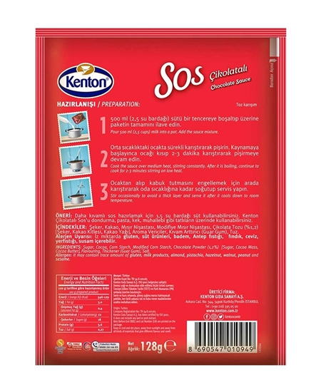 Picture of Kenton Sos 125 g X 24'lü Koli Çikolatalı