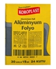 koroplast, alüminyum folyo, aliminyum folyo, alimünyüm folyo, Koroplast Alüminyum Folyo satın al, Koroplast Alüminyum Folyo fiyat