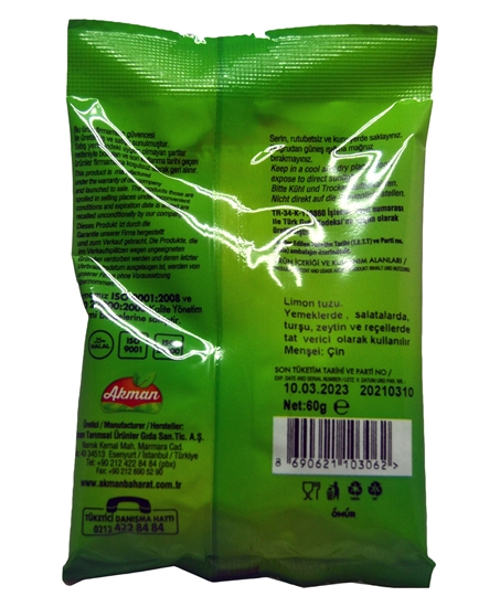 Picture of Akman Limon Tuzu 60 gr