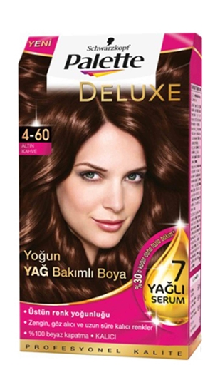 Picture of P-Palette Deluxe 4-60 Altin Kahve Saç Boyası 50 Ml