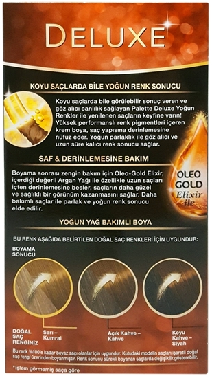 Picture of P-Palette Deluxe Altın Parıltılı Bal Oleo Gold 9-50 Tüp Krem Saç Boyası 50 ml