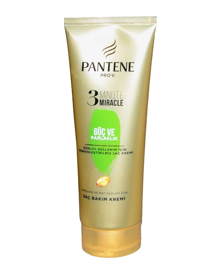 Picture of P-Pantene 3 Minute Miracle Hair Care Cream Power& Brightness 200 ml