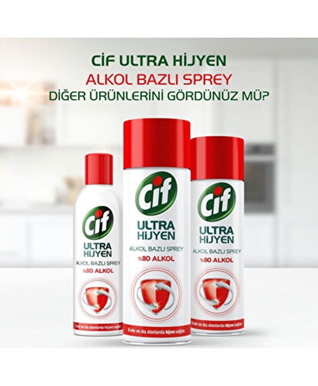 Picture of CIF ULTRA HIJYN ALKOL BZLI SPRY 24X200ML