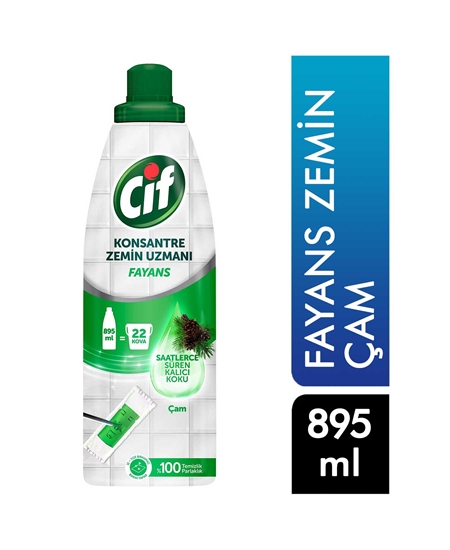 Picture of Cif Konsantre Fayans Zemin Uzmanı Yüzey Temizleyici 895 ml Çam