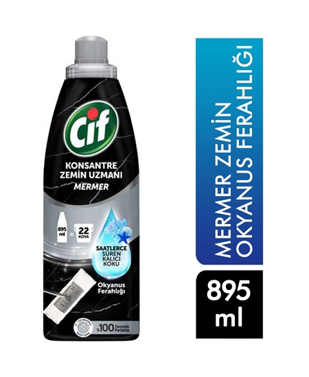 Picture of Cif Konsantre Mermer Zemin Uzmanı Yüzey Temizleyici 895 ml Okyanus Ferahlığı