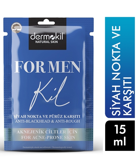 Picture of Dermokil Formen Aknejenik Ciltler İçin Siyah Nokta ve Pürüz Karşıtı Maske 15 ml