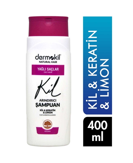 Picture of Dermokil Şampuan 400 ml Naturel Hair Yağlı Saçlar için Arındırıcı