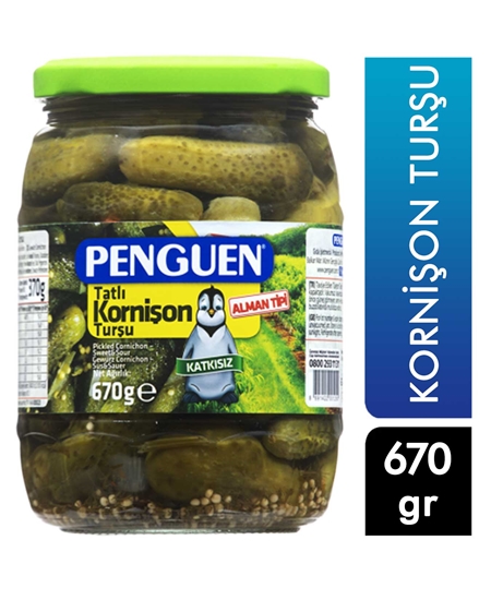 Picture of Penguen Kornişon Turşu 670 gr Tatlı