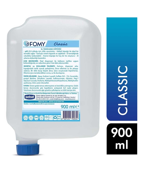 Picture of Fomy Köpük Sabun 900 ml X 12'li Koli Classic