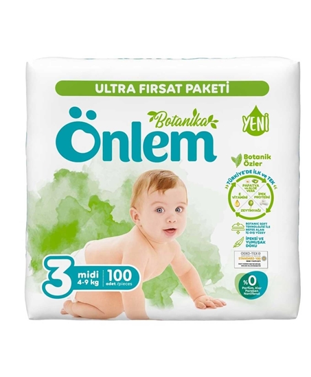 Picture of Önlem Botanica Bebek Bezi 100'lü Ultra 4-9 kg