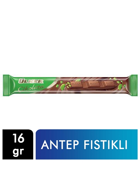 Picture of p- Ülker Antep Fıstıklı Çikolata 16 gr 24'lü Paket