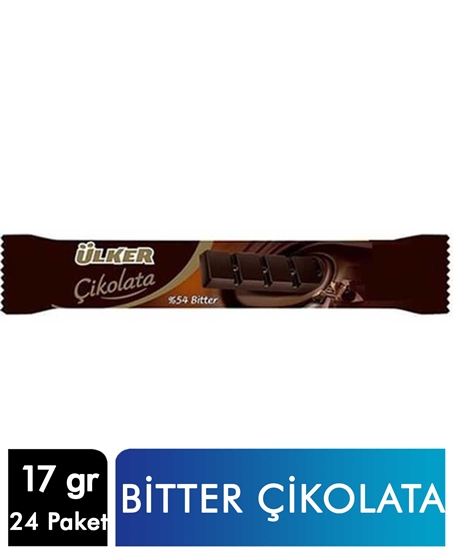 Picture of p- Ülker Bitter Batton Çikolata 17 gr 24'lü Paket