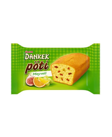 Picture of p- Ülker Dankek Pöti Kek 35 gr X 24'lü Paket Meyveli