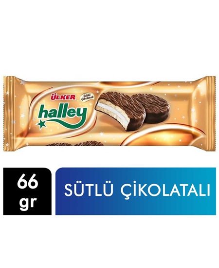 Picture of p- Ülker Halley Granül Bisküvi 66 gr X 24'lü Paket