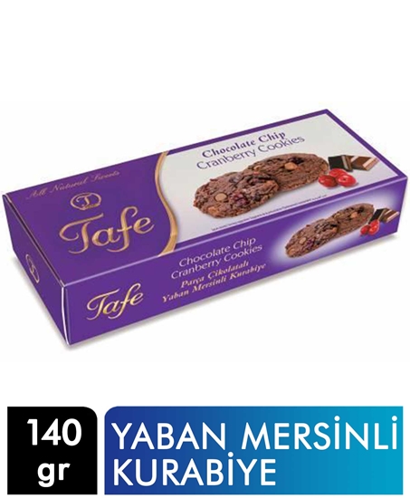 Picture of Tafe Parça Çikolatalı Yaban Mersinli Kurabiye 140 gr