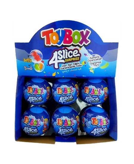 Picture of Toybox Oyuncaklı 4 Dilim Sürpriz Yumurta Kızlara Özel 12'li Paket