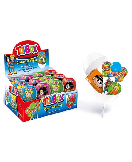 Picture of Toybox Oyuncaklı Lolipop Şekerleme 11 gr X 12'li Paket