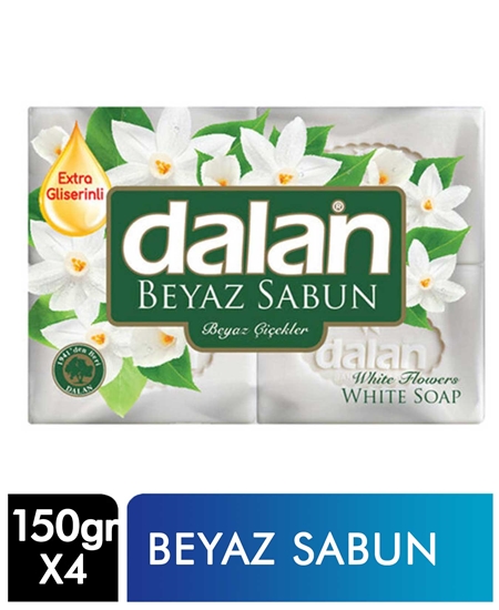 Picture of Dalan Sabun Banyo 4 X 150 gr Beyaz Çiçekler&Gliserin