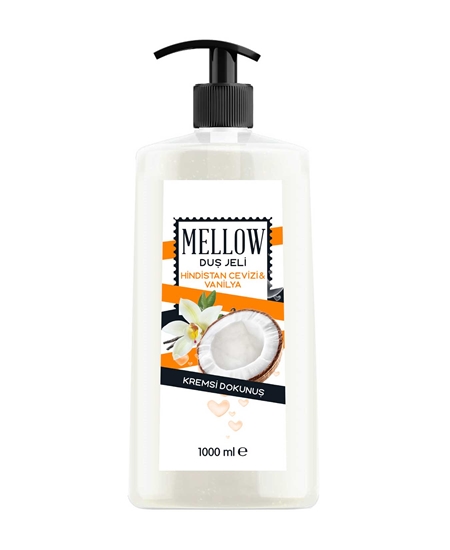 Picture of Mellow Duş Jeli 1000 ml Hindistan Cevizi-Vanilya