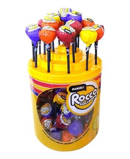 Picture of Rocco Lolipop Sakızlı Şeker 90'lı Paket