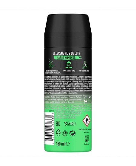 axe, erkek deodorant, axe jungle fresh, toptan deodorant, toptan kozmetik, 150 ml deodorant