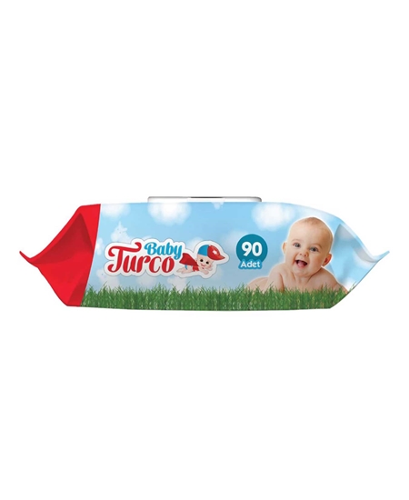 Picture of Baby Turco Bebek Islak Havlu 90'lı Paket