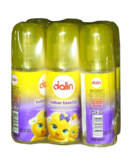 dalin, bebek kolonyası, bebekler için kolonya, bebek kolonyası fiyatları, bebek kolonyası satın al, toptan bebek kolonyası, 150 ml bebek kolonyası, 150 ml dalin kolonya, dalin bahar tazeliği, çiçek kokulu bebek kolonyası