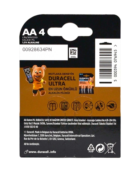 Picture of Duracell Battery AA 4's