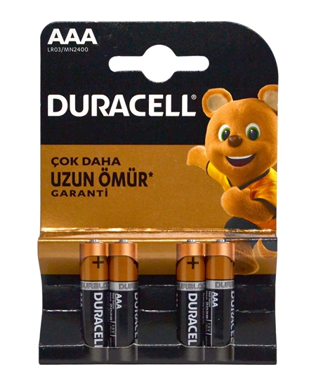 Picture of Duracell Basic Battery AAA 4's