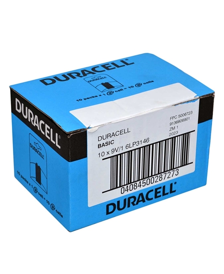 Duracell, 9V, Tekli, Kart, 9 Volt Pil, uzun ömürlü pil