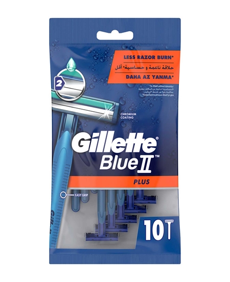 Picture of Gilette Blue 2 Plus Razor Blade 10's Pack