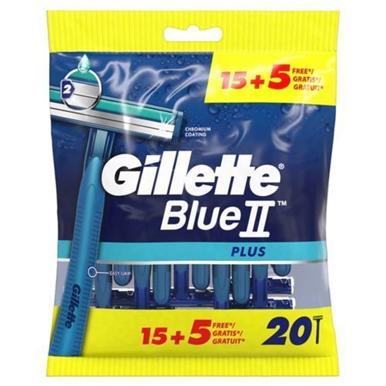 Picture of Gillette Blue2 Plus Disposable Razor 15+5