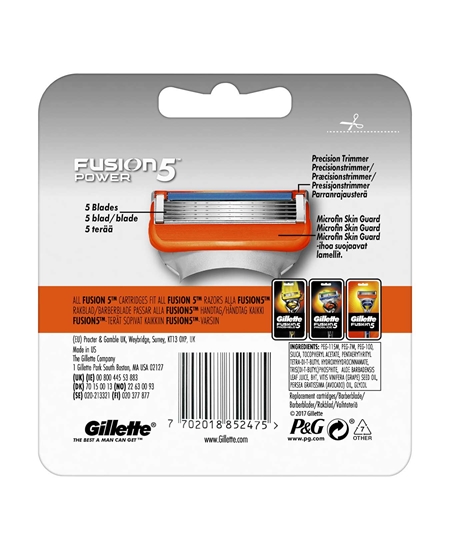 Picture of Gillette Fusion5 Power 8's Refill - EU Pack