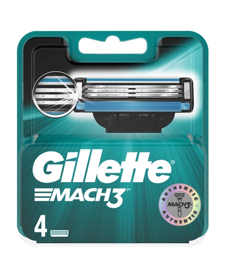 Picture of Gillette Mach3 Refill Blade 4's - EU PACK