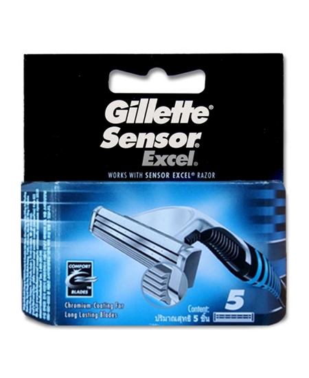 Picture of Gillette Sensor Excel Refill Razor Blade  5's
