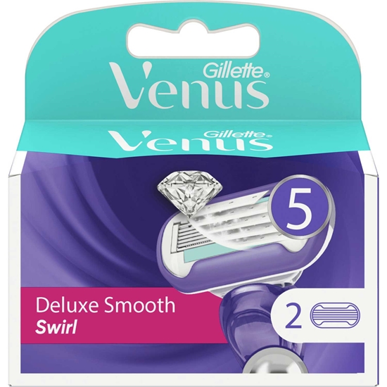 Picture of Gillette Venus Refill Razor Blade 2's Swirl 