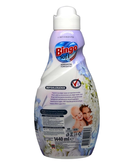 Picture of Bingo Soft Laundry Softener 1440 Ml Sensitive