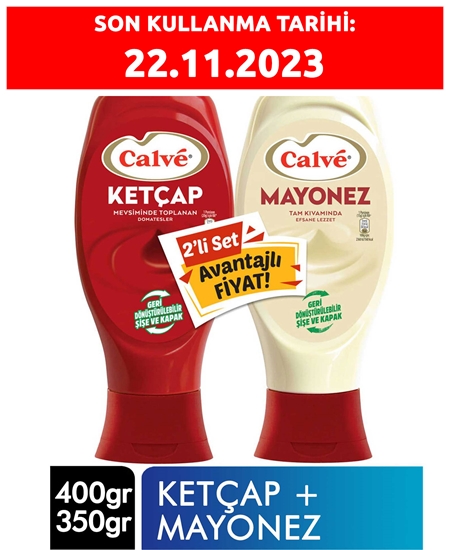 calve, 400 gr ketçap, 350 gr mayonez, ketçap, mayonez, sos, ketçap fiyatları, mayonez fiyatları, 2li ketçap mayonez, toptan gıda