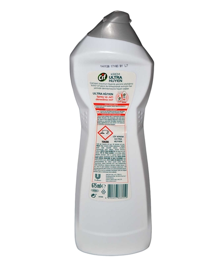 Picture of Cif Cream Cleaner 675 ml Ultra Hygiene Bleach Additive