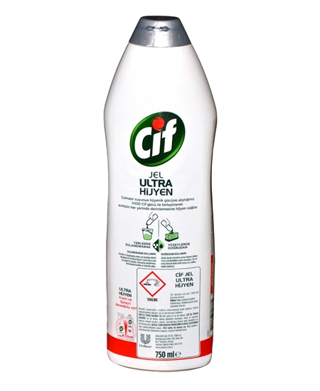 Picture of Cif Gel Cleaner 750 ml Ultra Hygiene Bleach Additive