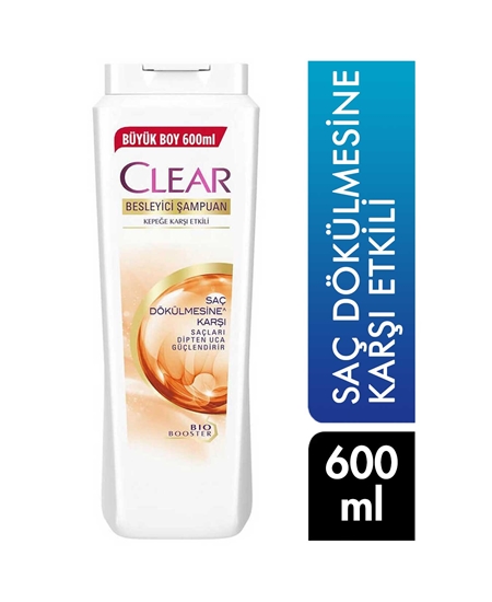 Picture of Clear Şampuan 600 ml Kepeğe Karşı Etkili Saç Dökülmesine Karşı