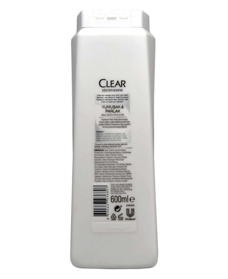 Picture of Clear Şampuan 600 ml Kepeğe Karşı Etkili Yumuşak Parlaklık