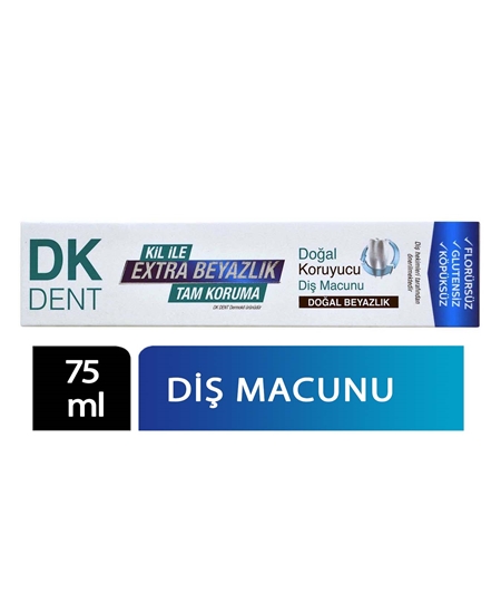 Picture of DK Dent Diş Macunu 75 ml Kil ile Extra Beyazlık