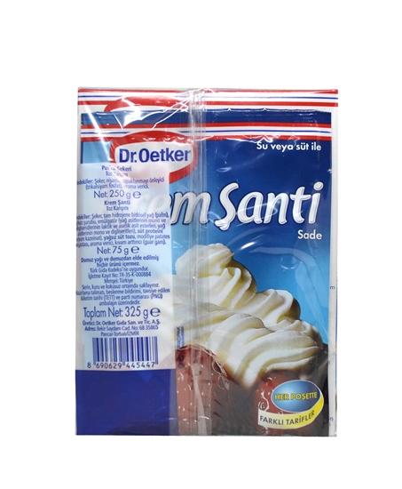 Picture of Dr Oetker Pudra Şekeri 250 gr+Kremşanti Sade 75 gr