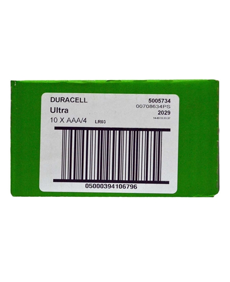 Picture of Duracell Turbo Max Battery AAA 4's