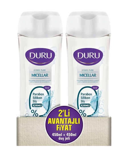 Picture of Duru Duş jeli 450 ml + 450 ml Hydro Pure Micellar